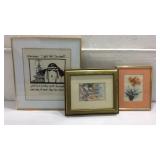 3 Signed Pieces of Artwork M 15E 3 Signed Pieces of Artwork M 15E