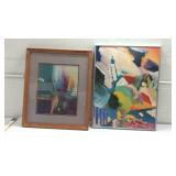 2 Framed Pieces of Artwork M15E 2 Framed Pieces of Artwork M15E