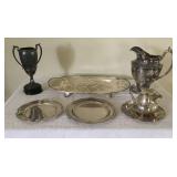 7 Piece Lot of Silver Plate U9B