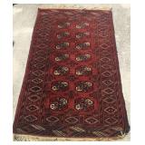 Antique Turkoman Rug 38" x 66" U8C Antique Turkoman Rug 38" x 66" U8C