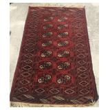 Antique Turkoman Rug 38" x 66" U8C