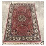 Vintage Handmade Oriental Rug 51" x 32" U8C Vintage Handmade Oriental Rug 51" x 32" U8C