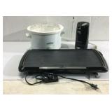 Electric Griddle, Can Opener & Slow Cooker M8A