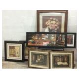 7 Framed Prints M15F