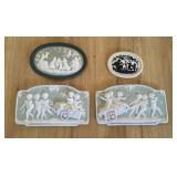 4 piece lot of Vintage Wedgwood Jasperware U16I 4 piece lot of Vintage Wedgwood Jasperware U16I