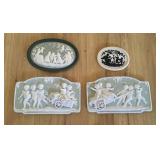 4 piece lot of Vintage Wedgwood Jasperware U16I