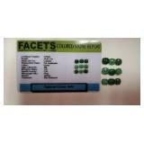 9 Cushion Green Jade Loose Gemstones SJC