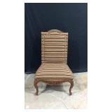 Large Side Chair with Stripe Upholstery K8C