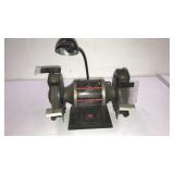 Task Force 6 IN. Bench Grinder w/ Work Light W9B