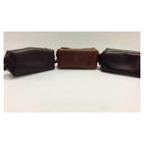 Three NEW monogrammed Dopp Kits K7D