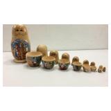 Nine Piece Wooden Russian Doll Set K16A