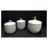 Three AK Kaiser Porcelain Canisters K16I