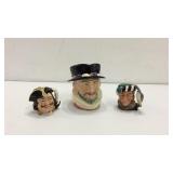 3 Royal Doulton Toby Mugs K15B