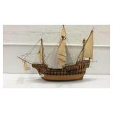 Vintage Wooden Galleon Ship Model K16A