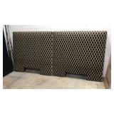 2 Matching Twin Headboards w Bedding W9A