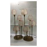 Two Flower Lamps M15D
