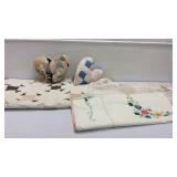 Vintage Quilt, and Two Tablecloths K7C