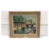 Original Signed European Oil/Canvas K15F