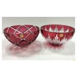 Two Bleikristal Serving Bowls M8C