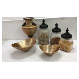 Ceramic Planter, Canisters,& More. M7C