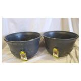 NEW 18" Palermo Bowl Planters - 2pk T7G