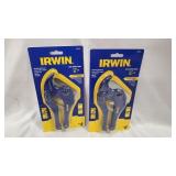 NEW Irwin Ratcheting PVC Cutters - 2pk T16A