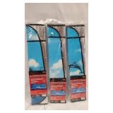 NEW Dolphin Print Car Sunshade - 3pk T8D
