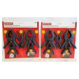 NEW Craftsman 6pc Spring Clamps - 2pk T10C