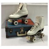 Vintage Roller Skates in Case M9C