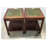 Two Wood End Tables M12A