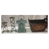 Wrought Iron Lantern & More Y5D
