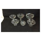 Vintage Glass Compote Lot K10D