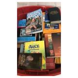 Large Bin Lot of Assorted Books Q