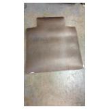 Heavy Plastic Desk Area Floor Mat! S11A