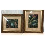 2 Tropical Theme Wall Art Y13