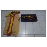 Hot Dogs Neon Sign & Advertising Costume U6B