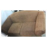High Quality Brown Upholstered Loveseat Sofa Z14B