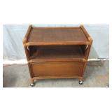 Bamboo Rolling Server Cart Z6A