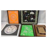 4 Pieces Unique Hand Made Wall Art Q13C