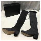 NEW Wendy Williams OTK Grey Boots 6187