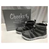 NEW Tony Little Cheeks Gray Shoes 6001