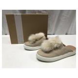 NEW Steven Lux Pompom Nude Shoes 6142