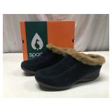 NEW Sporto Gabby Moccas Navy Shoes 6177