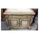 Ornate Wooden Side Table Z8A