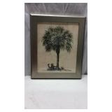 Larger Palm Tree and Monkey Art G13B