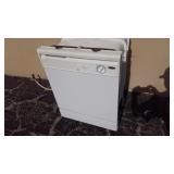 White Whirlpool Dishwasher U