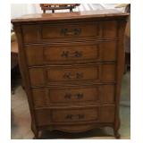 5 Drawer Wood Dresser N7A