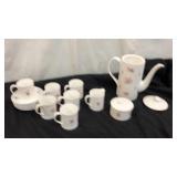 Staffordshire Coffee Set K8A