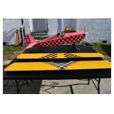 Pink/Yellow RC Airplane w/ Engine 72' Wing Span