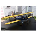 Blue/Yellow RC Bi-Plane #22 No Engine 65" Wing